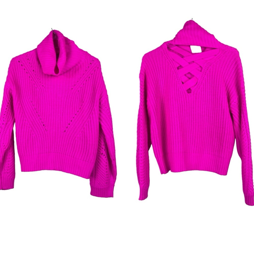 Pants Store Bright Pink Oversized Sweater Size Small